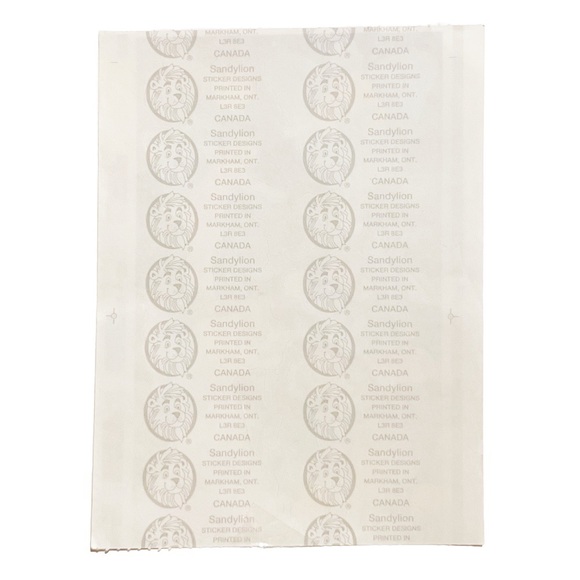 Sandylion Iridescent Shiny Fairy Sticker Sheet Night Sky Stars Pink Blue Flowers - Picture 10 of 16